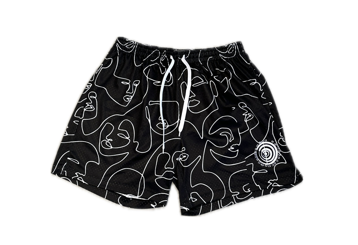 Black sketch short