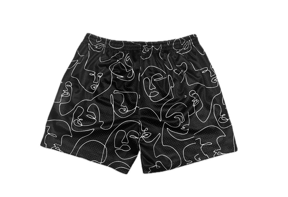 Black sketch short