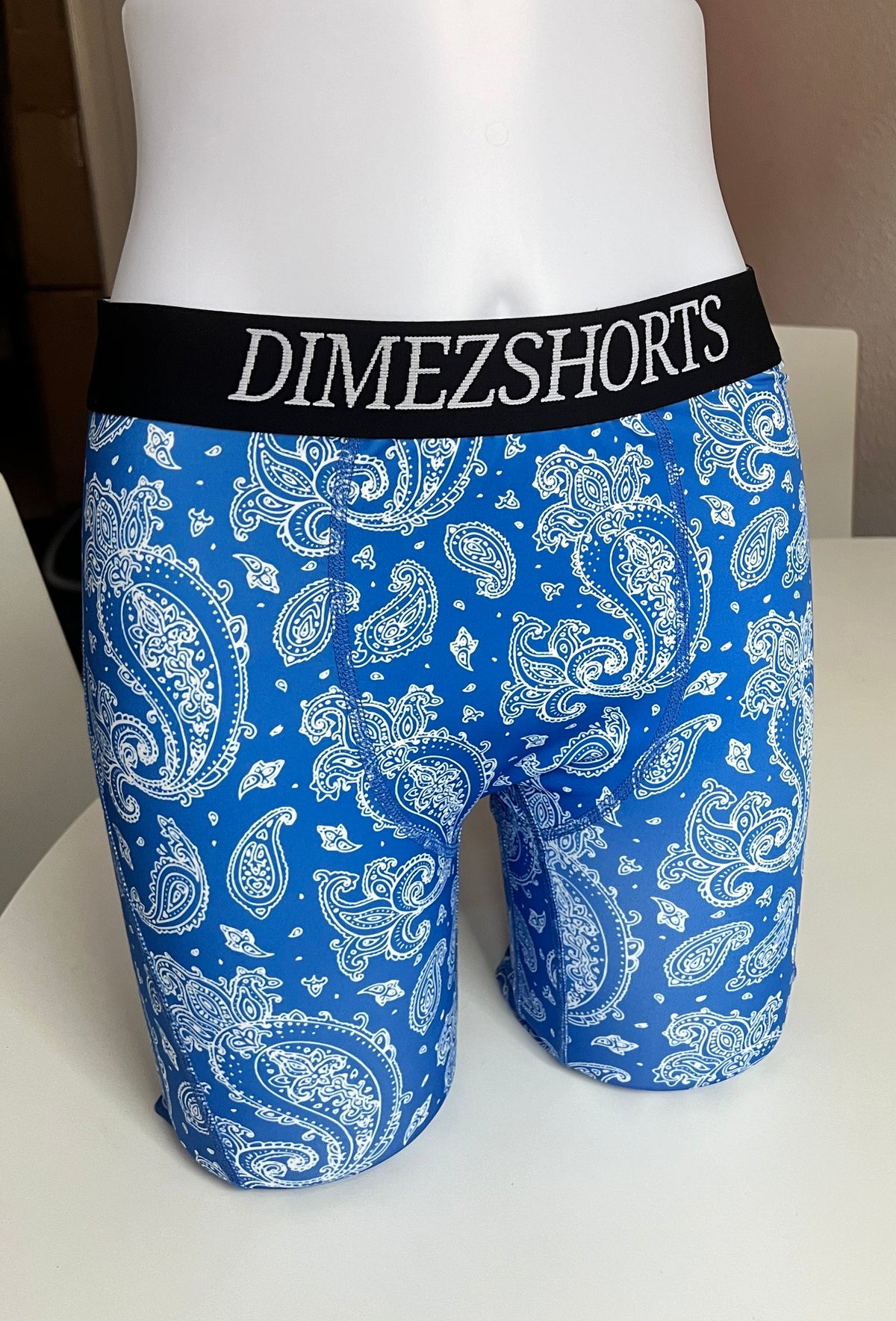 Paisley blue Compression Underwear
