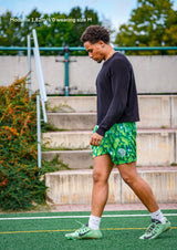 Green skull short