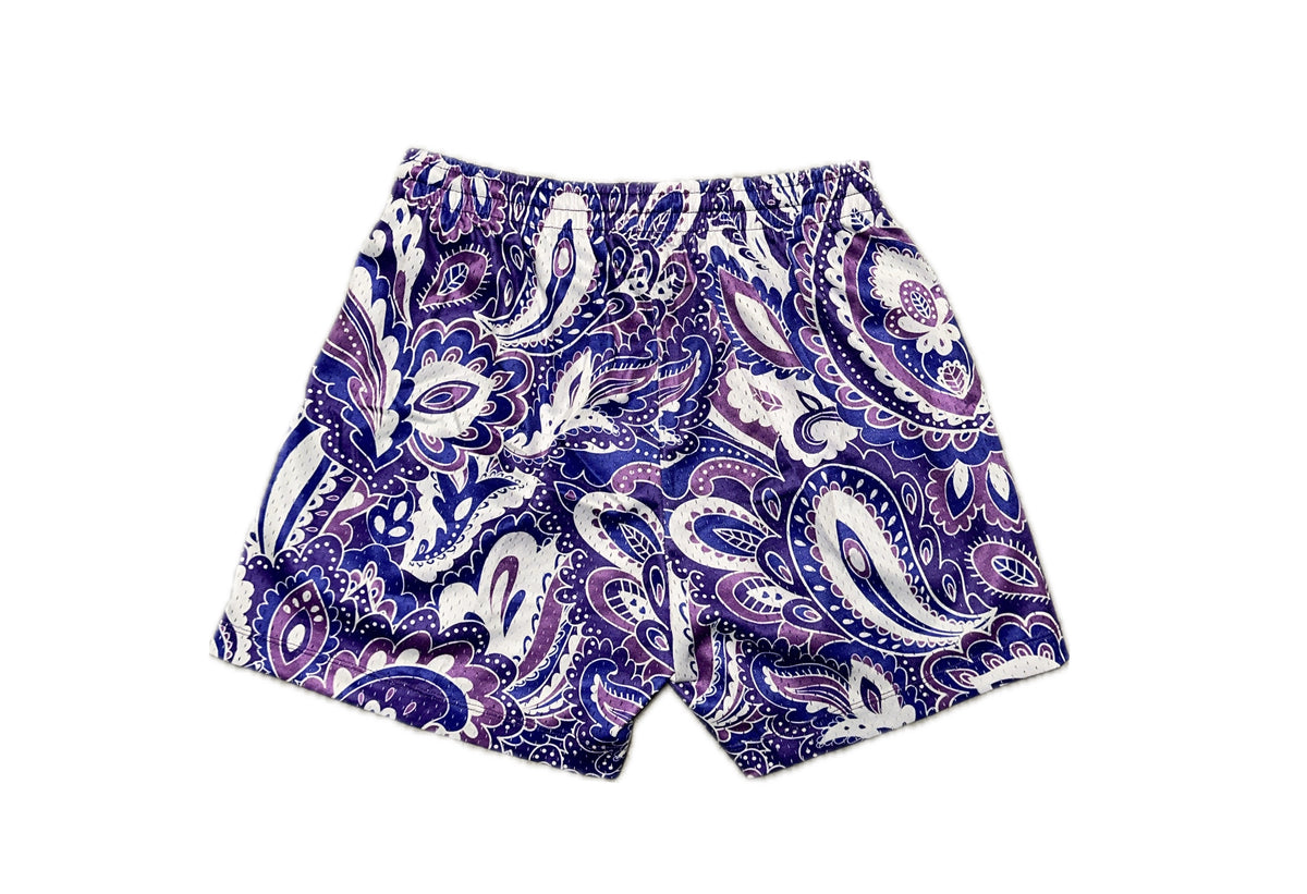 Purple paisley short