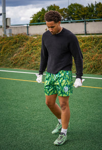 Green skull short