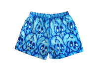 Blue skull short