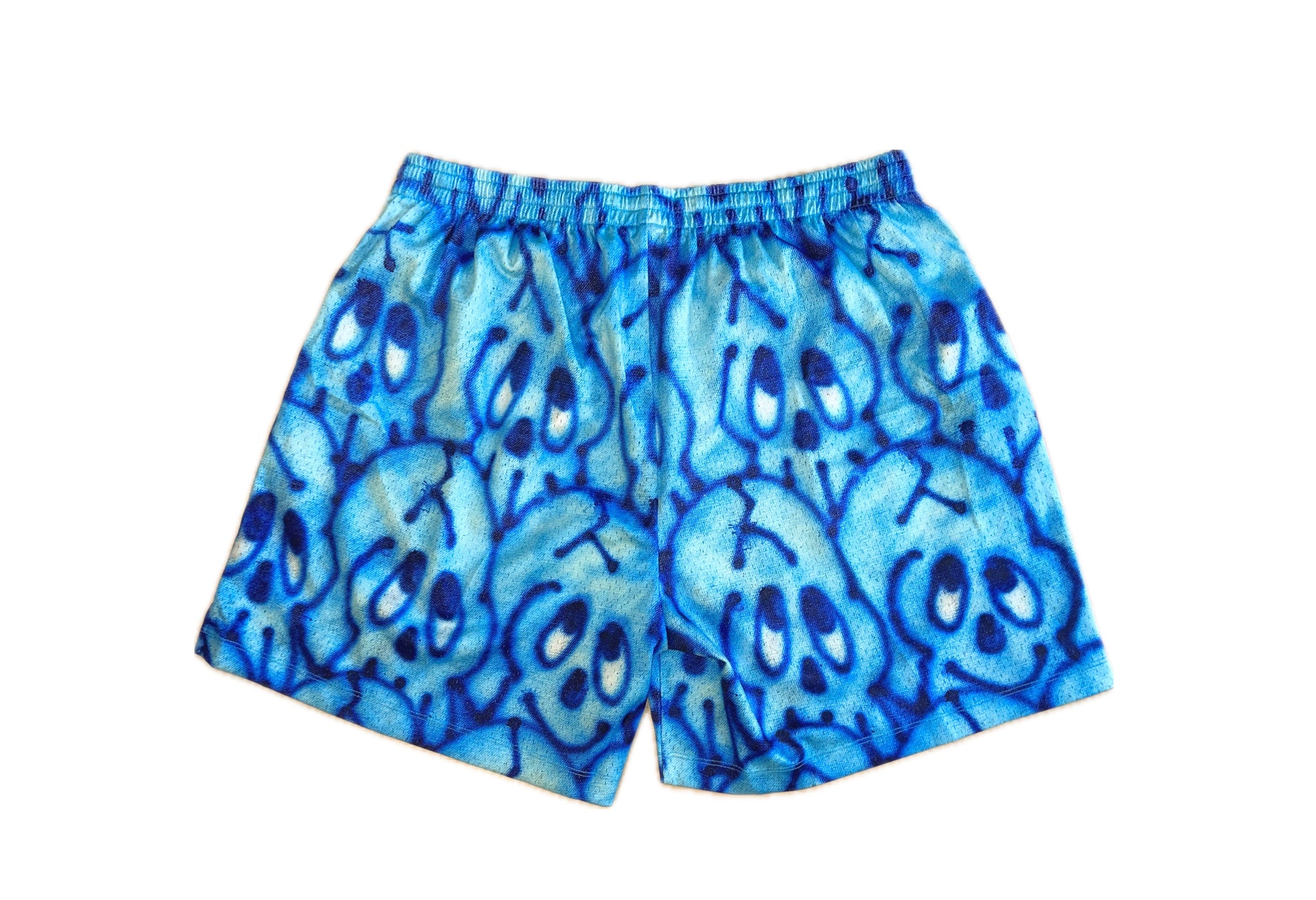 Blue skull short