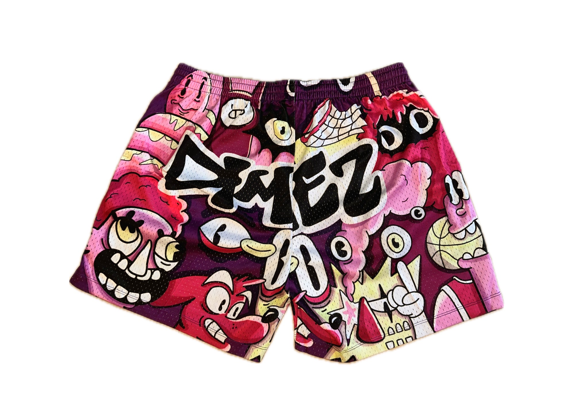 Pink grafitti short