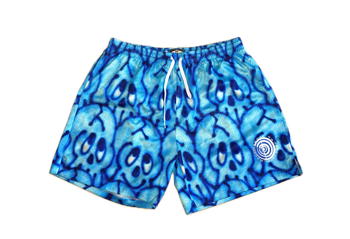 Blue skull short