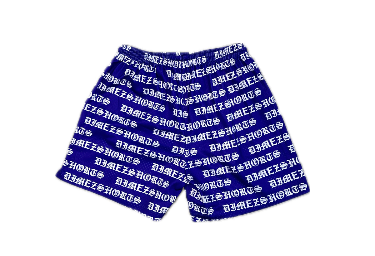 Blue font short