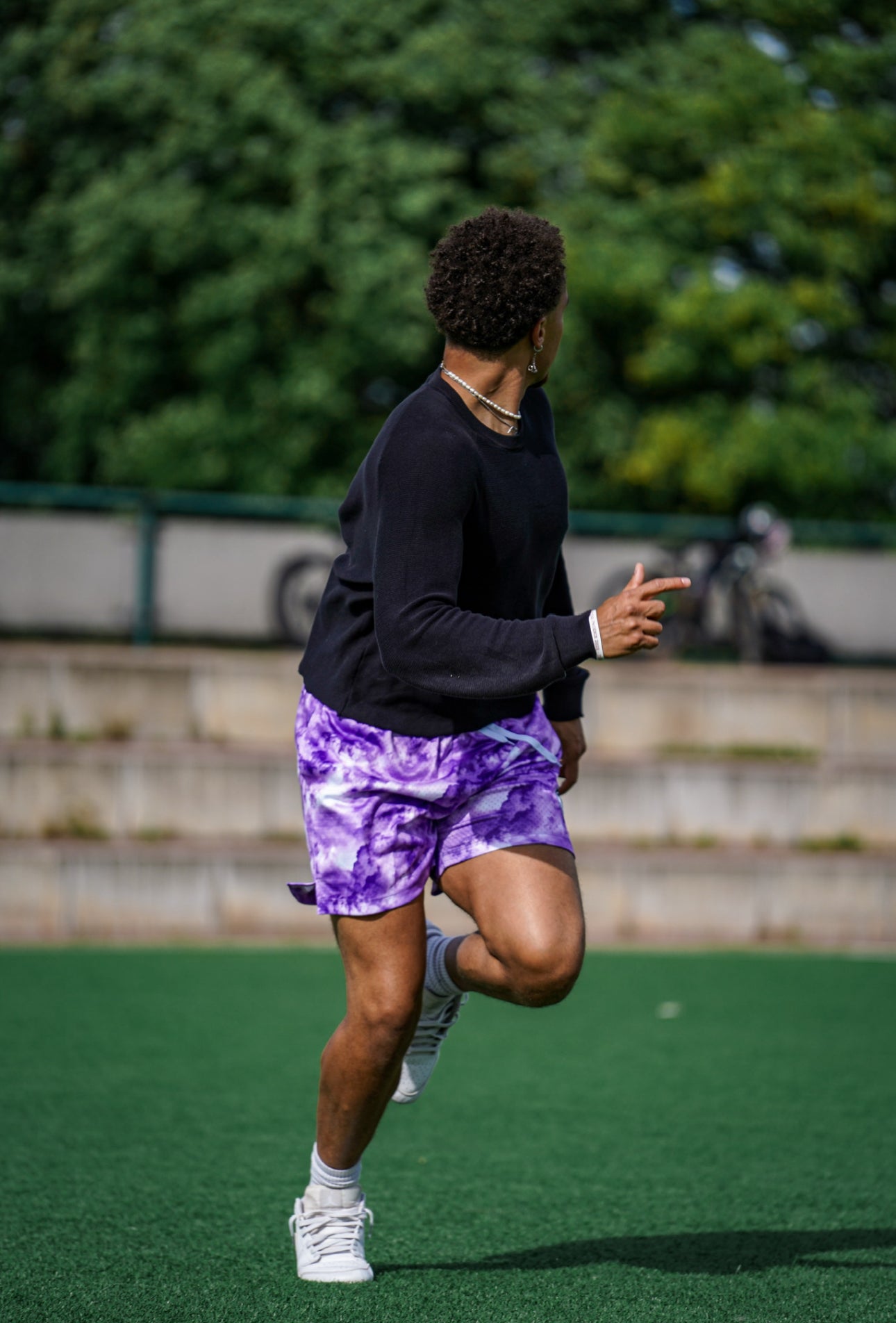 Purple cloud short