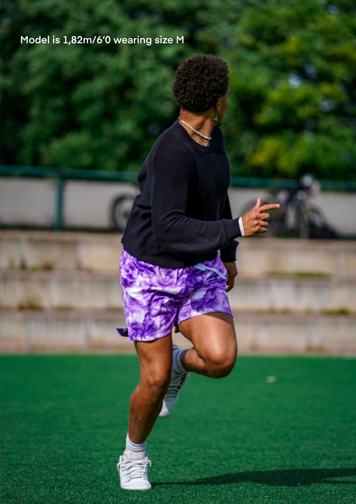 Purple cloud short