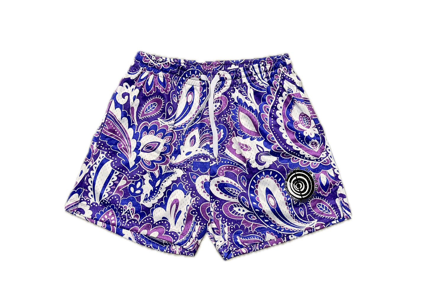 Purple paisley short