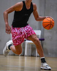 Pink skull short