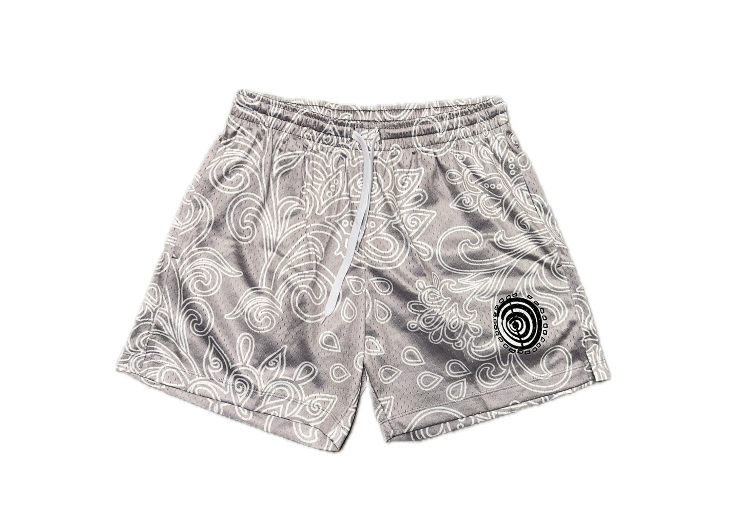 Grey pattern short