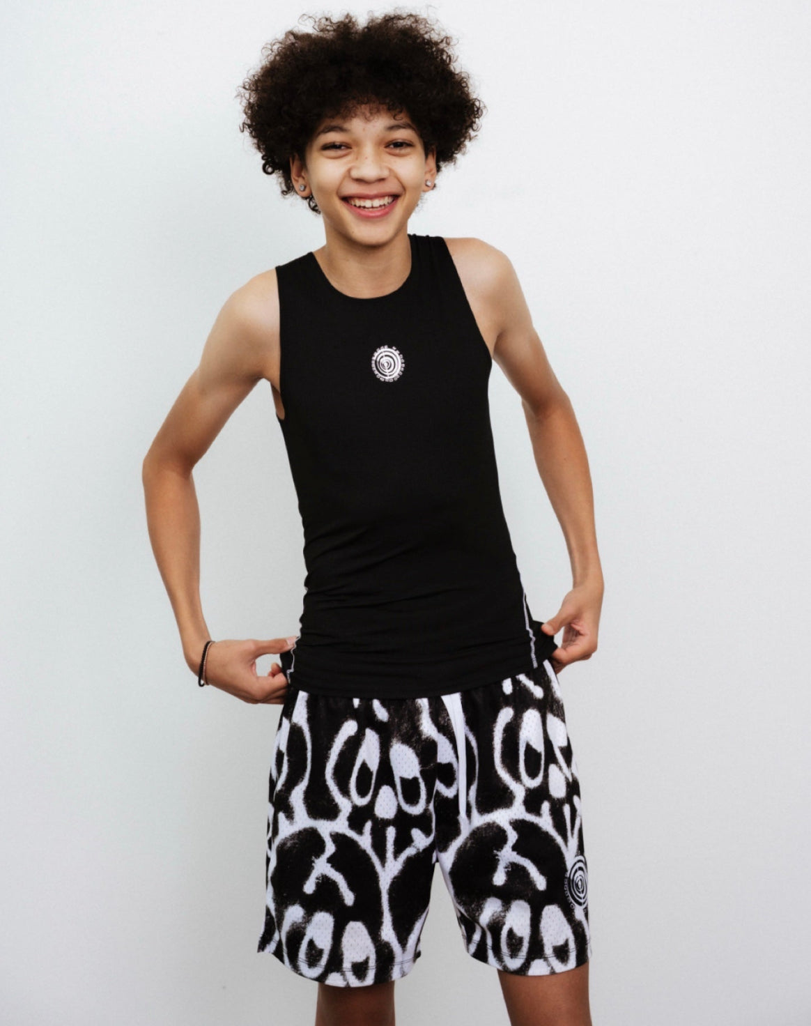 Skull Black short