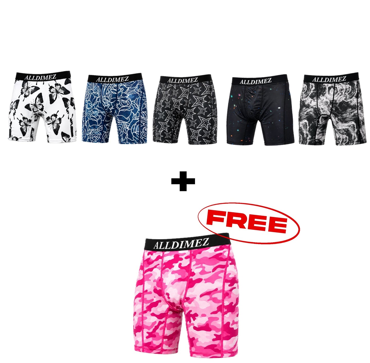 Buy 5 underwear - 1 for FREE