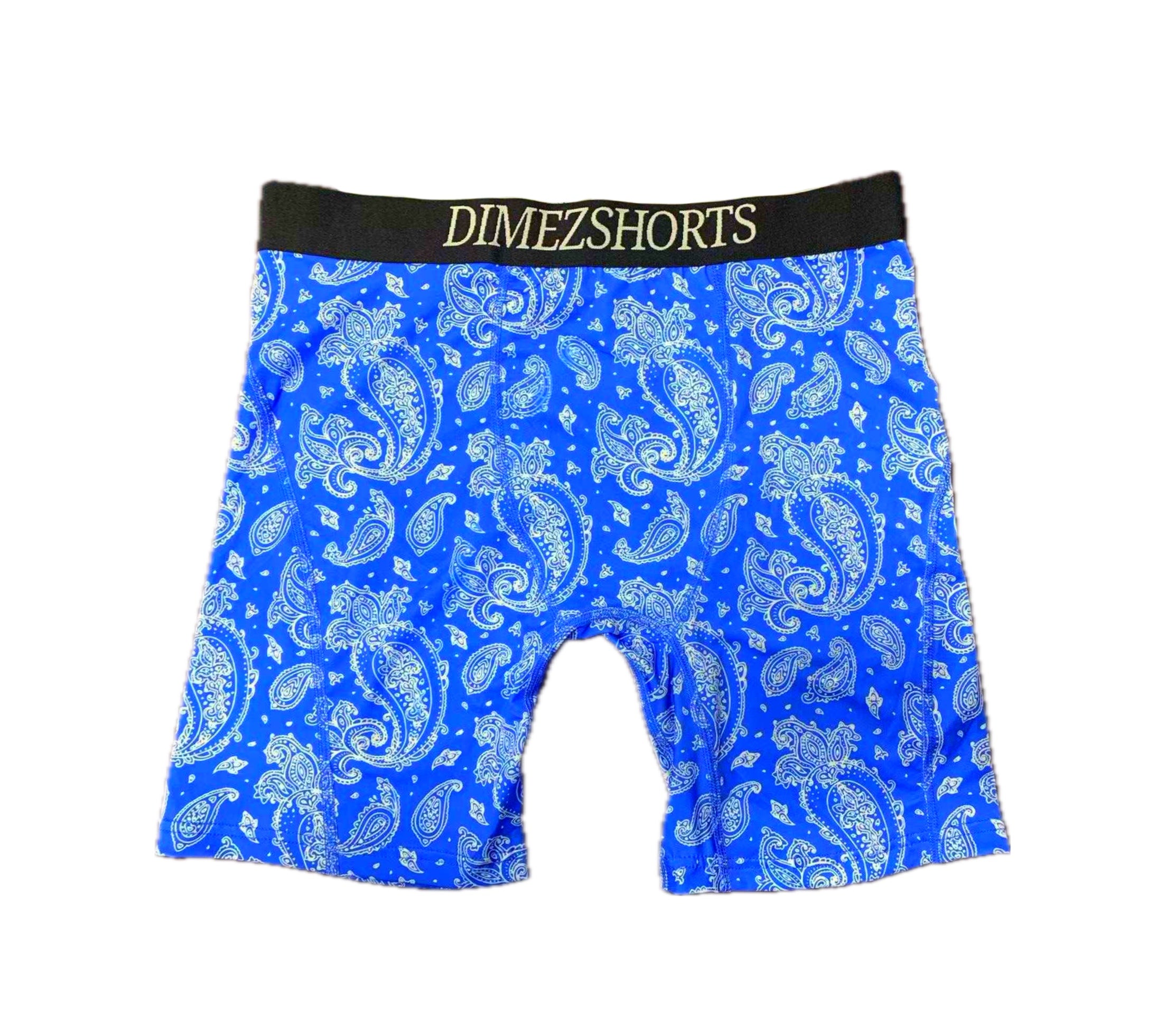 Paisley blue Compression Underwear – dimezshorts