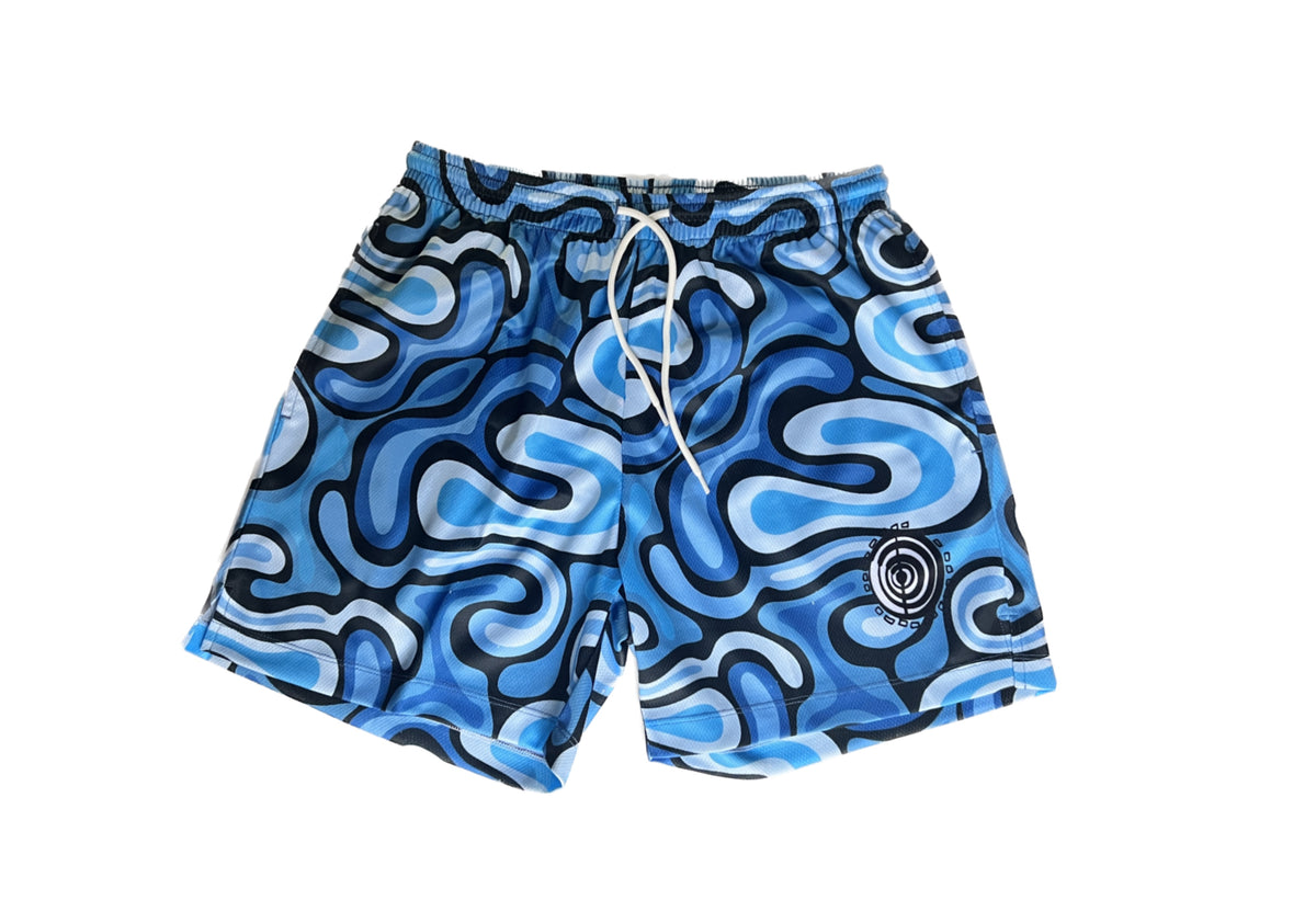 Blue camo short