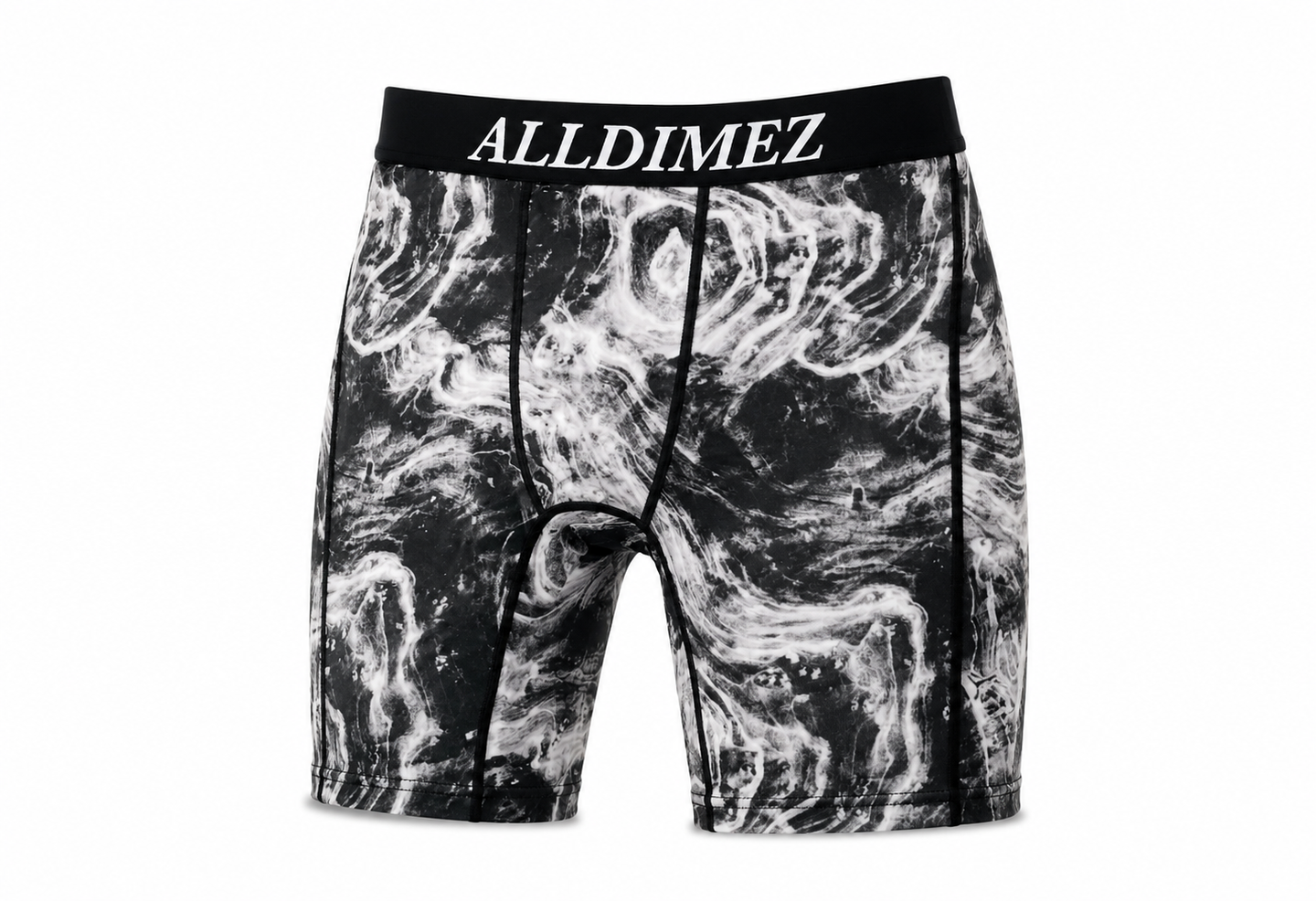 Marble black Compression underwear