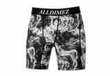 Marble black Compression underwear