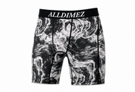 Marble black Compression underwear