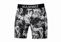 Marble black Compression underwear